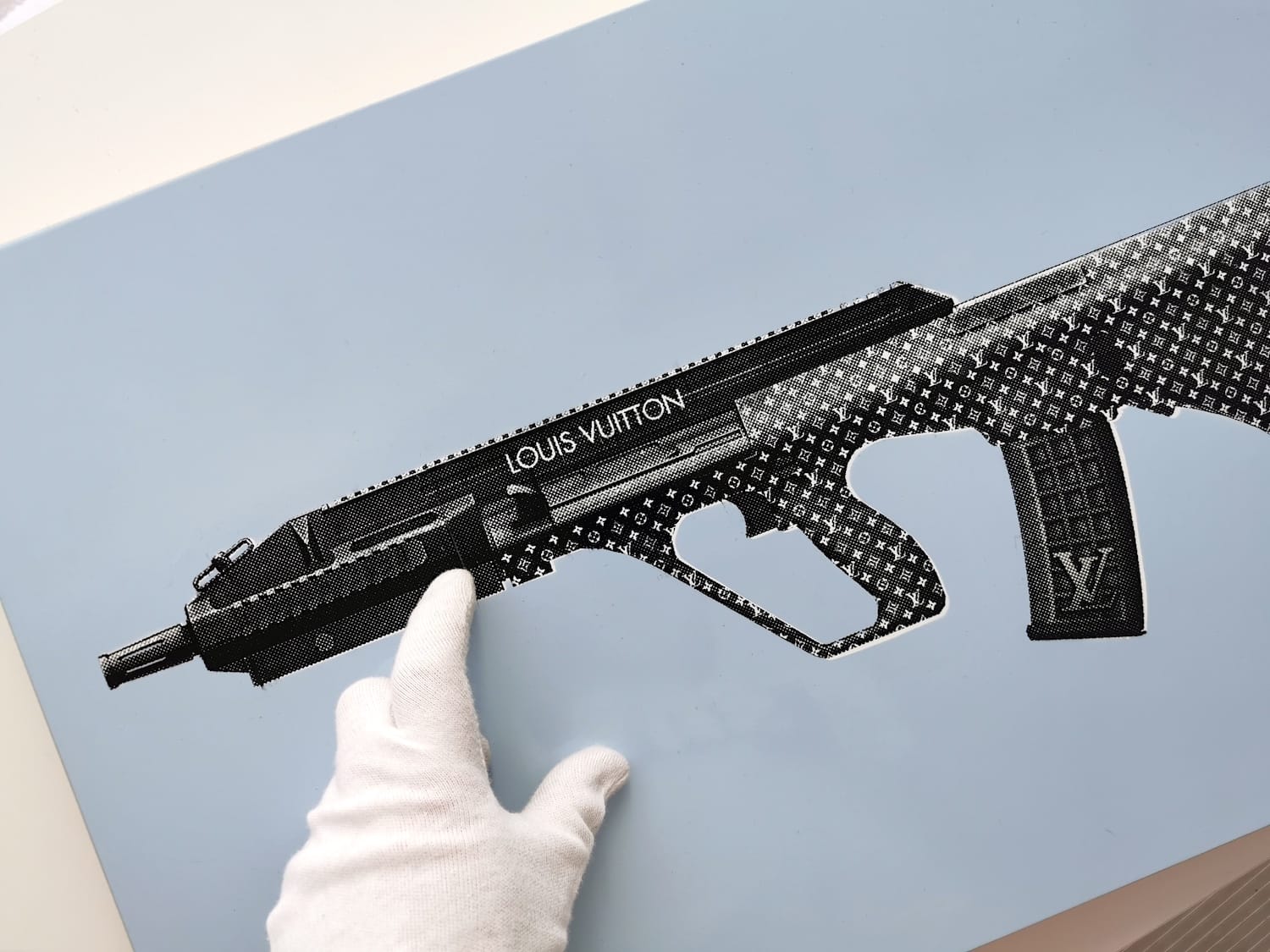 Louis Vuitton Gun Yoga Mat by Street Art - Pixels